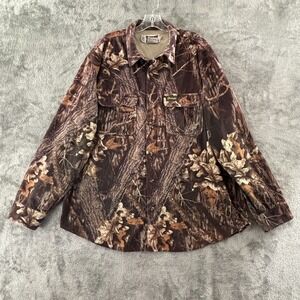 Gamehide Camo Shirt Mens XXL‎ Camouflage Hunting Button Long Sleeve Style 335